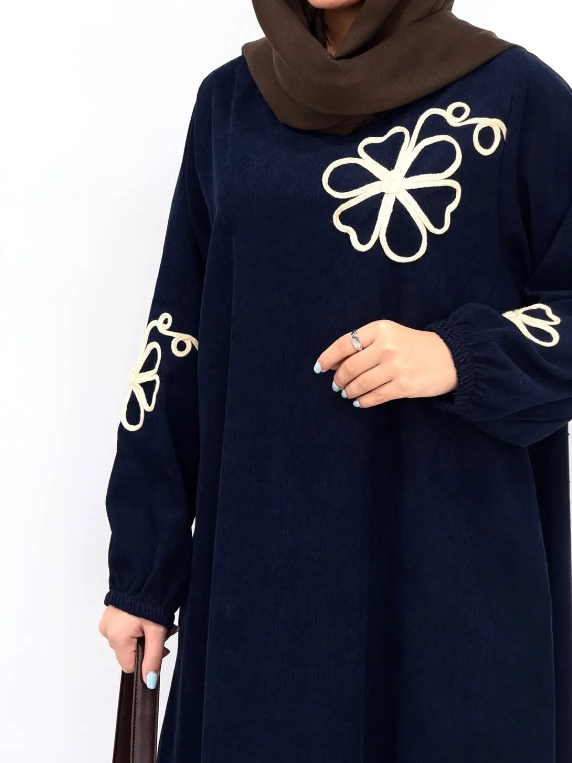 پیراهن مانتویی سوپر کلوش پاییزه نازدخت